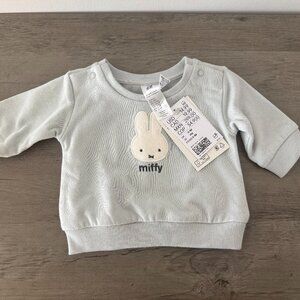 NWT Miffy baby Sweatshirt 0-1M